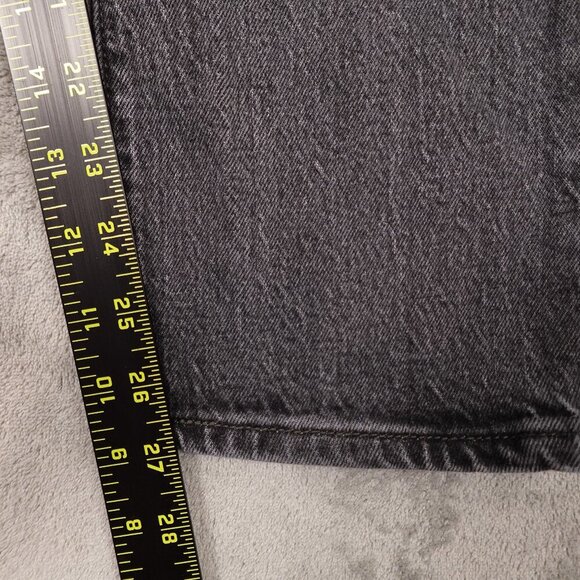 Levi's jeans 501 Original Fit women's 26 vintage black button fly red tab - Picture 5 of 16